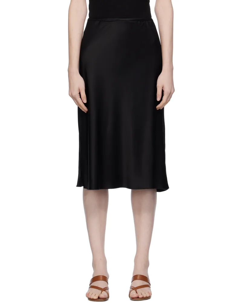 Nanushka Black Zarina Midi Skirt Black