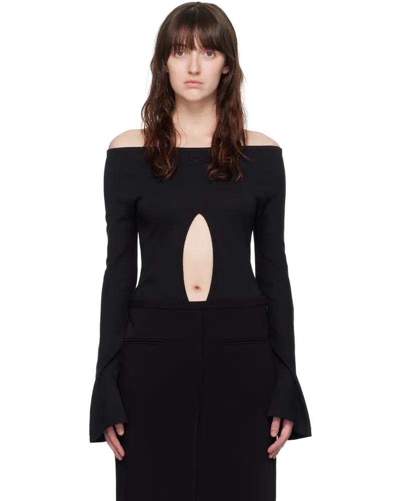 Courrèges Black Drop Bodysuit 9999