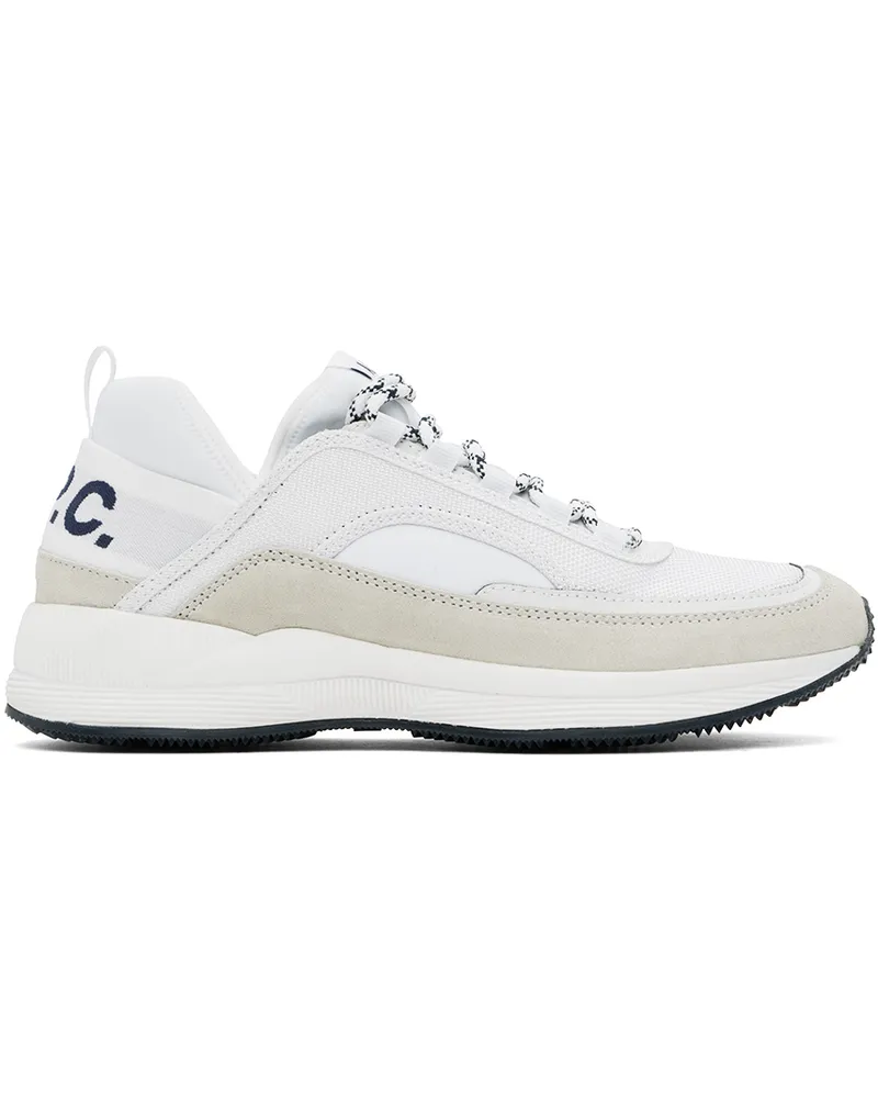 A.P.C. White Run Around Sneakers Aab