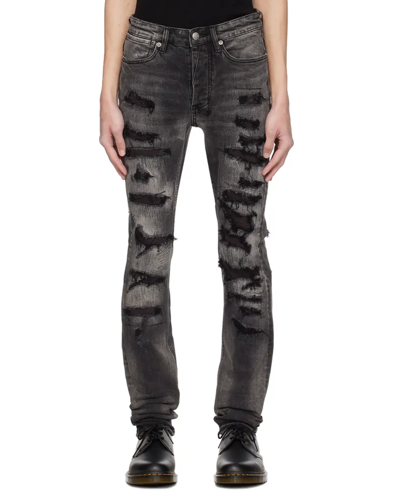 ksubi Black Van Winkle Tektonik Jeans Black