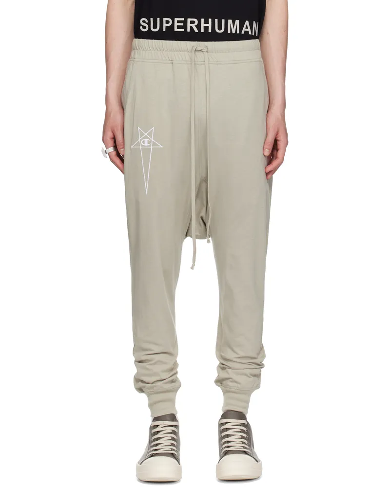 Rick Owens Off-White Champion Edition Prisoner Drawstring Sweatpants 08