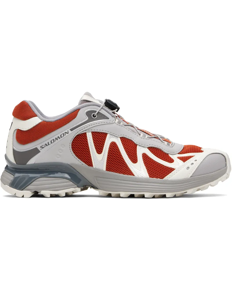 Salomon Gray & Orange XT-Whisper Sneakers Burnt