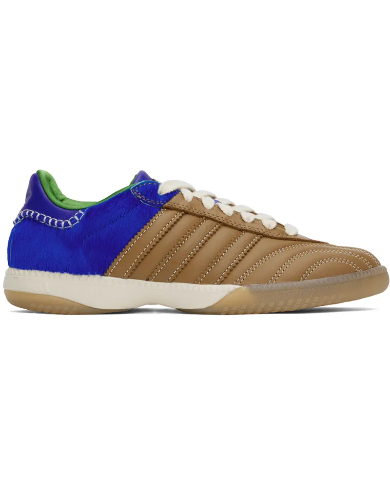 Wales Bonner Brown & Blue adidas Originals Edition Pony Samba Millennium Sneakers Desert