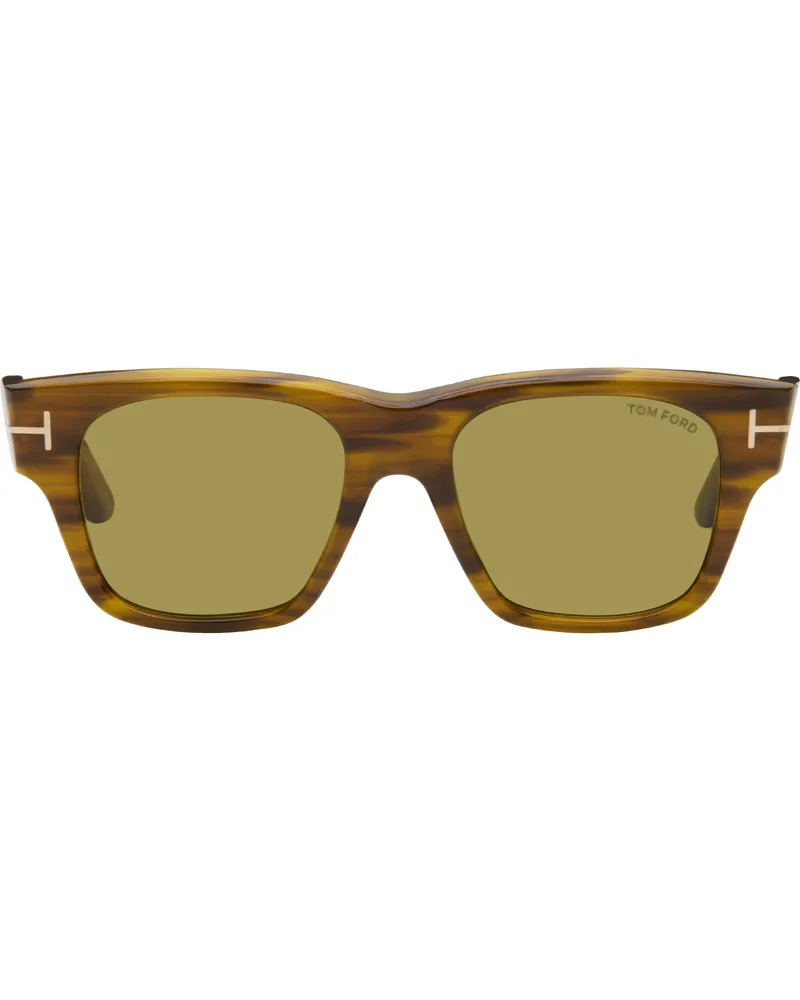 Tom Ford Brown Caine Sunglasses 55n