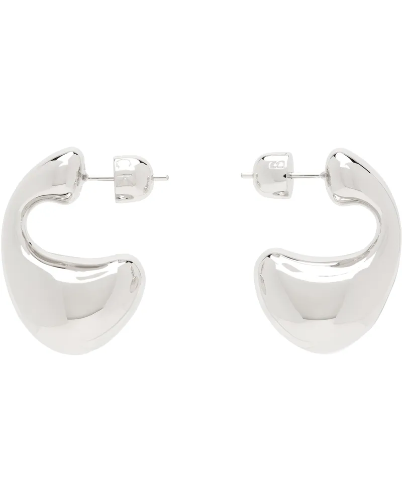 Maria Black Silver Dolphin Large Earrings Sterling