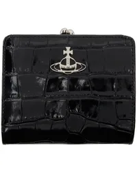 Vivienne Westwood Black Frame Pocket Wallet Nblack