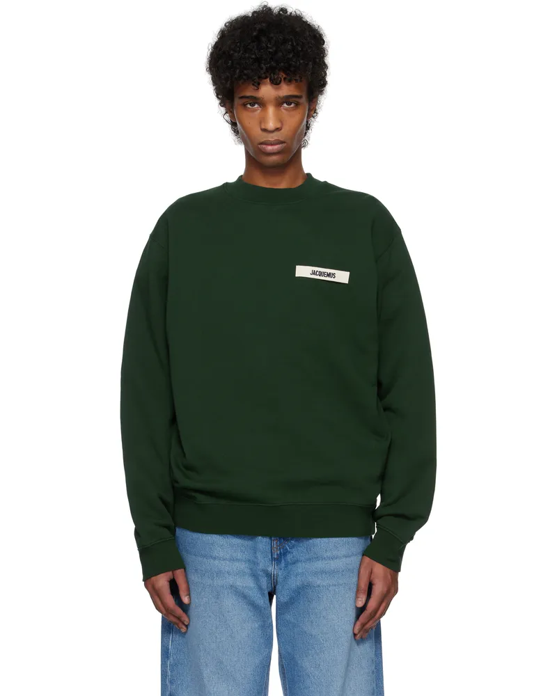 Jacquemus Green 'The Gros Grain' Sweatshirt 591