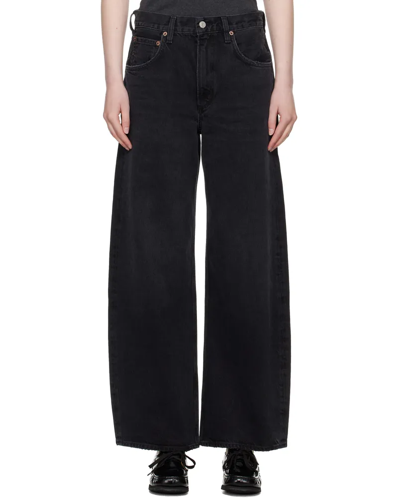 AGOLDE Black Low Curve Jeans Black