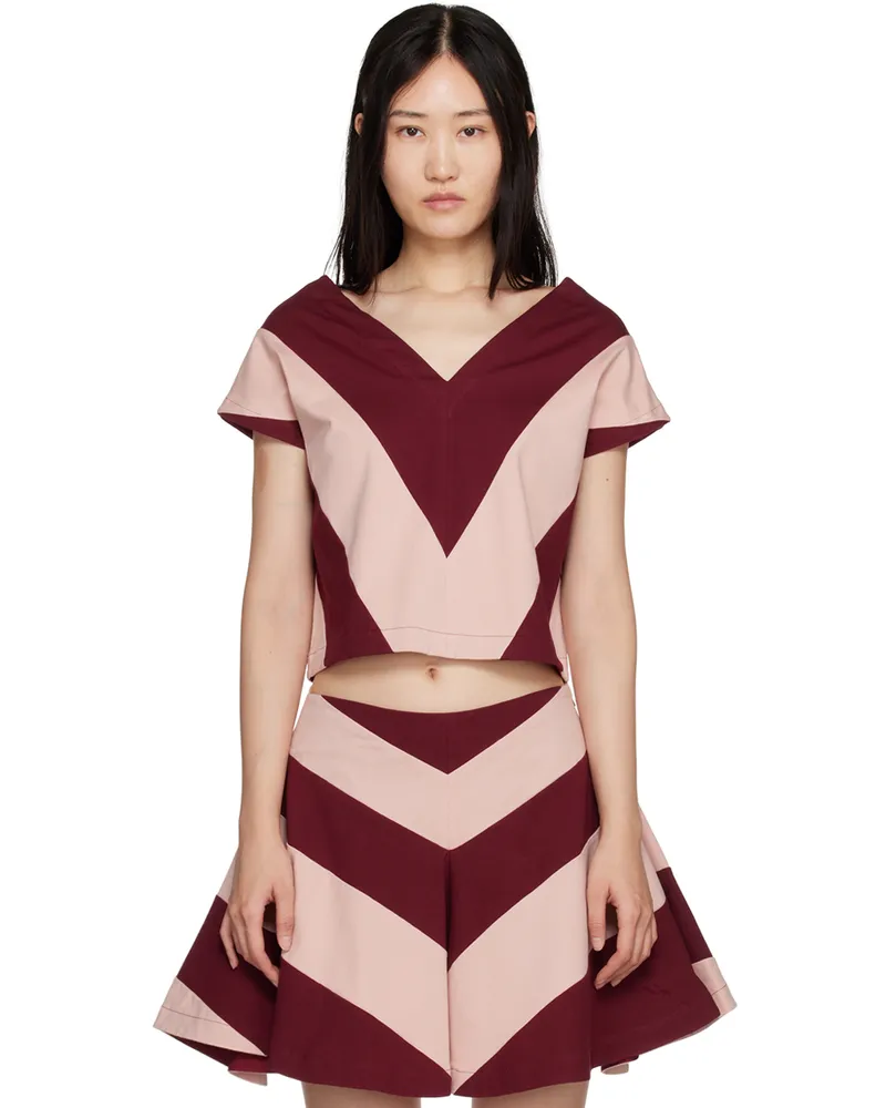 Rose Murdoch Burgundy & Pink Jack Top Ballet