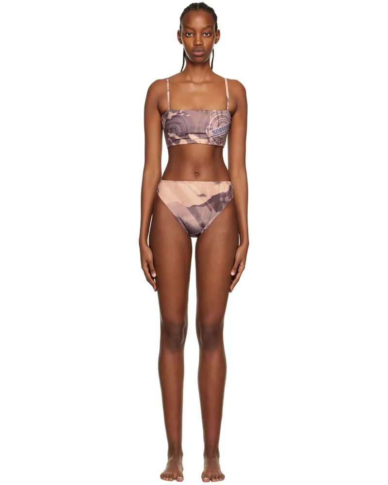 ELLISS SSENSE Exclusive Brown Capsule Bikini Set Brown