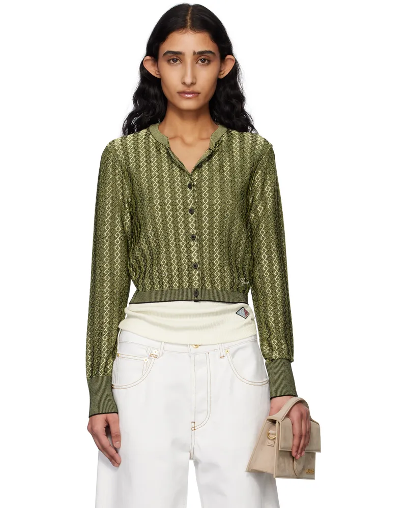 Jacquemus Green La Croisière 'The Marino' Cardigan 090
