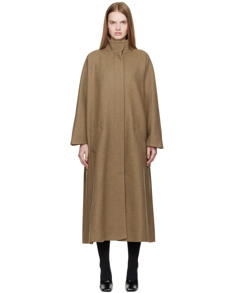 La Collection Beige Sahara Coat Khaki