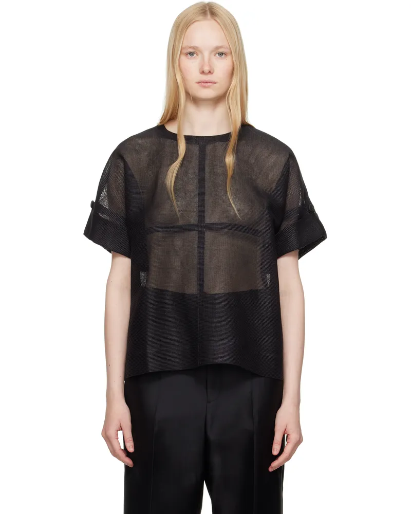 Issey Miyake Black Papyrus T-shirt 15