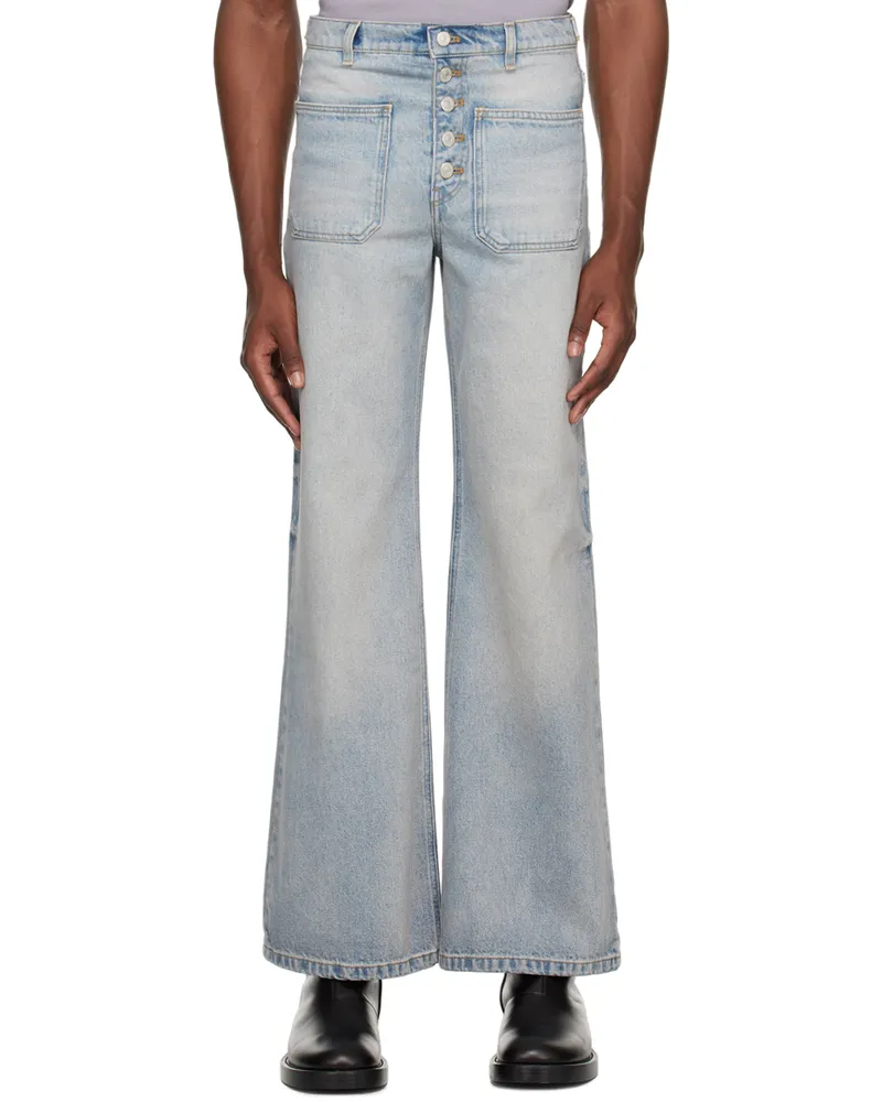 Courrèges Blue Multiflex Jeans 7011