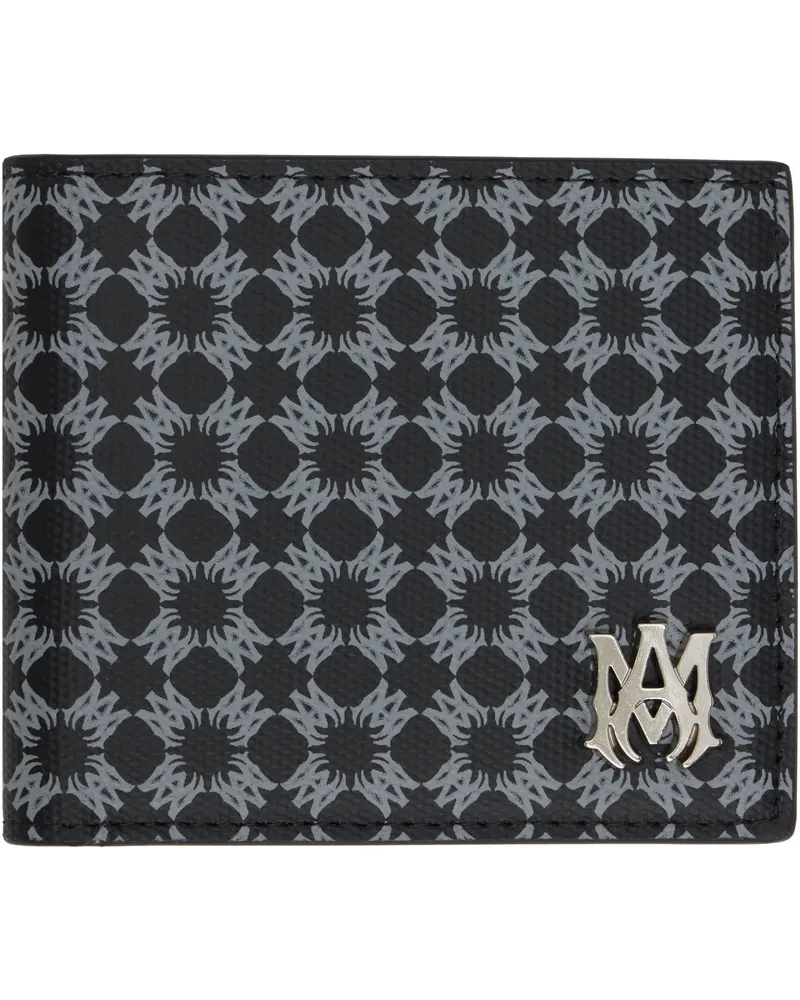 Amiri Black MA Quad Bifold Wallet Black
