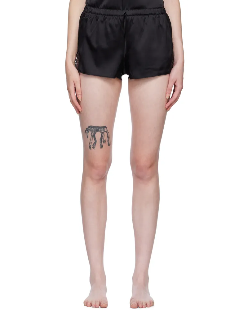 Agent Provocateur Black Gisele Shorts 001