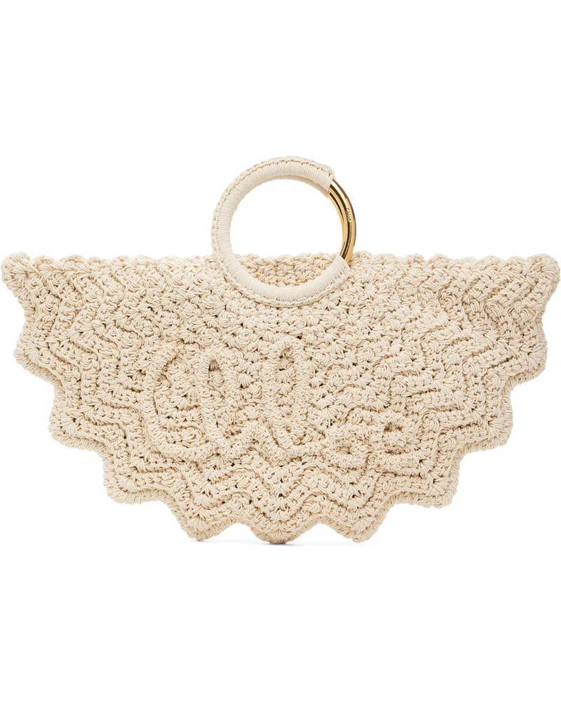 Chloé Off-White Small Bracelet Paravent Tote 22j