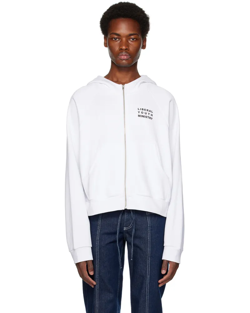 Liberal Youth Ministry White Anime Hoodie 2