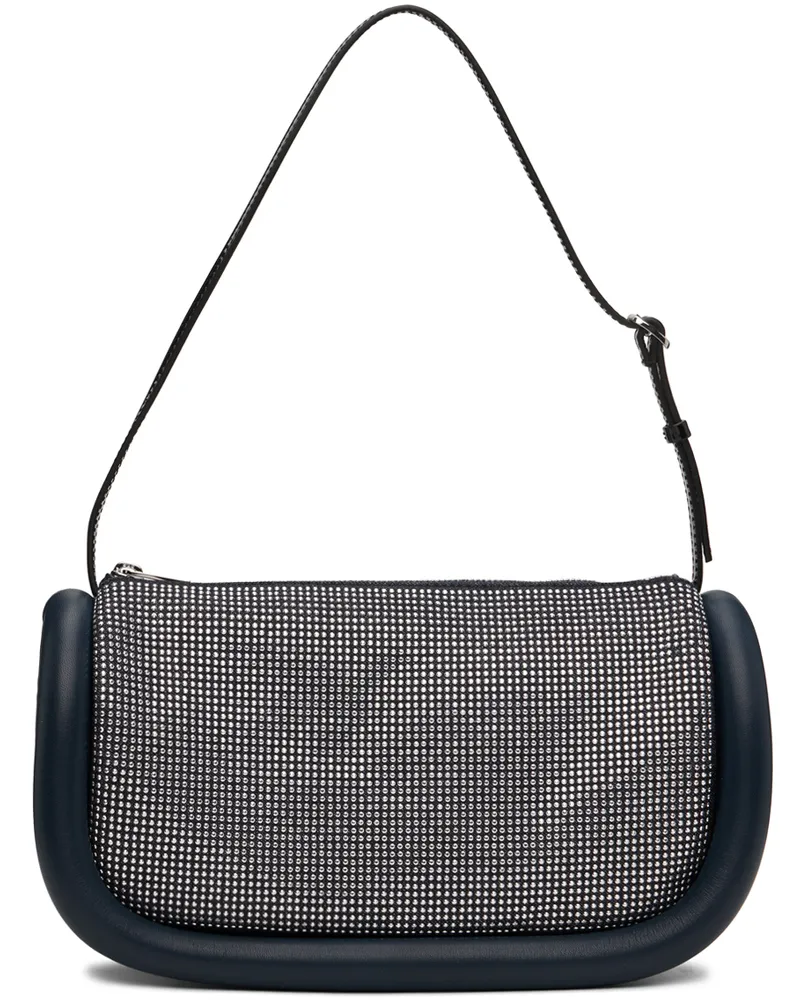 J.W.Anderson Navy & Silver Bumper 15 Bag 743