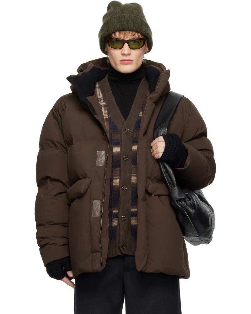 Holzweiler Brown Dovre Down Jacket Dk.