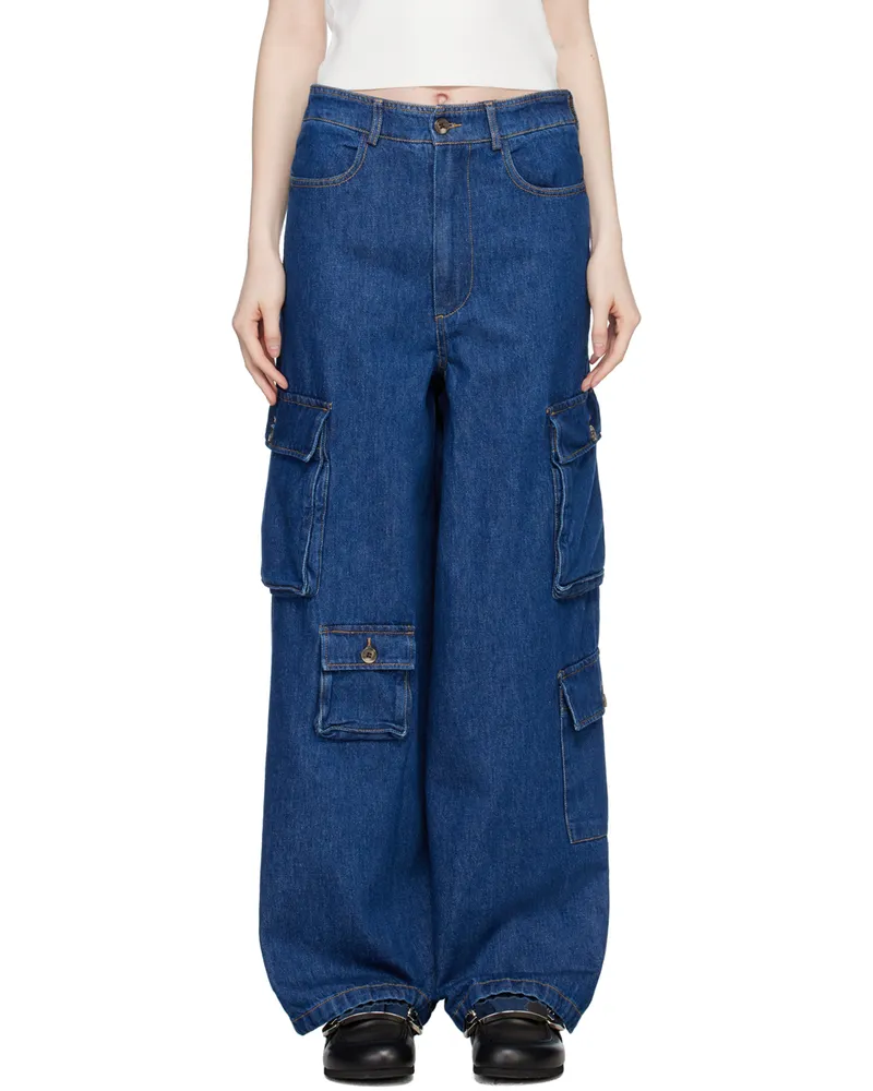 FRANKIE Shop Blue Hailey Jeans Medium