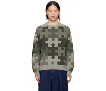 Khaki Camo Puzzle Sweater