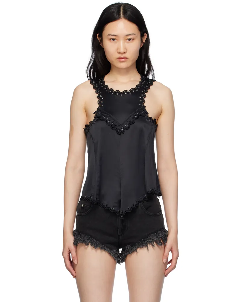 Isabel Marant Black Amaya Tank Top 01bk