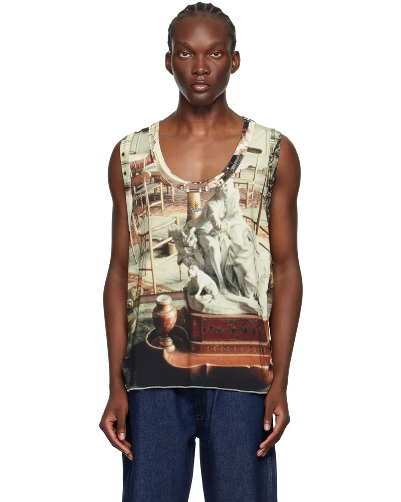 Vivienne Westwood Beige Andreas Tank Top Aw24-salon