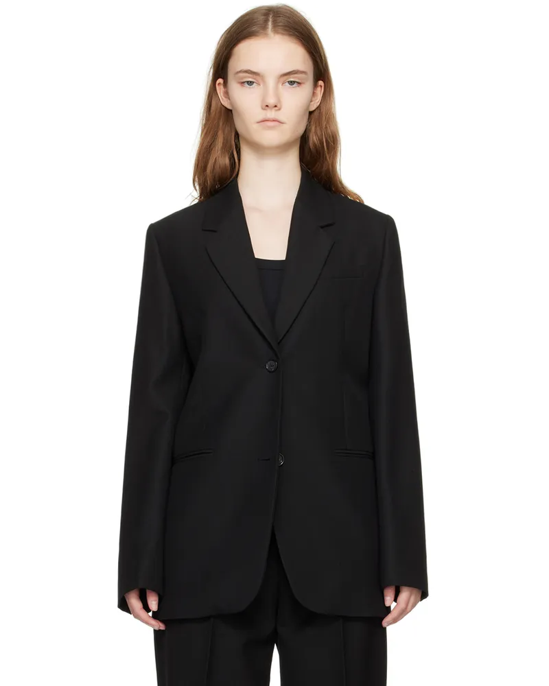 Totême Black Tailored Blazer 001