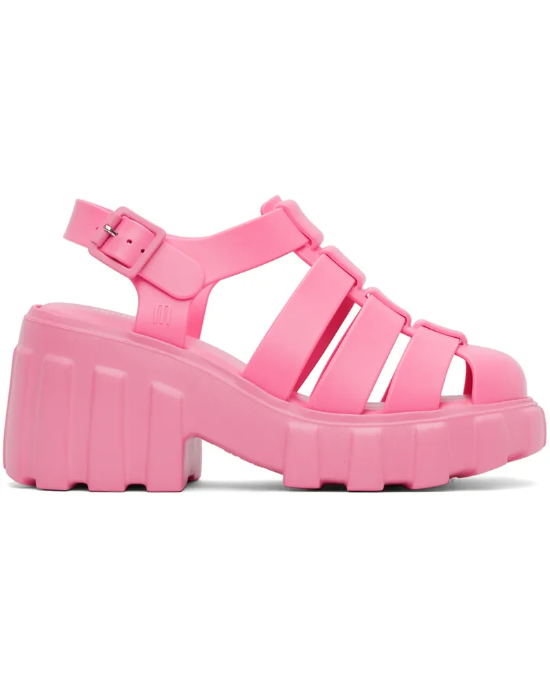 Melissa Pink Megan Heeled Sandals Ak013