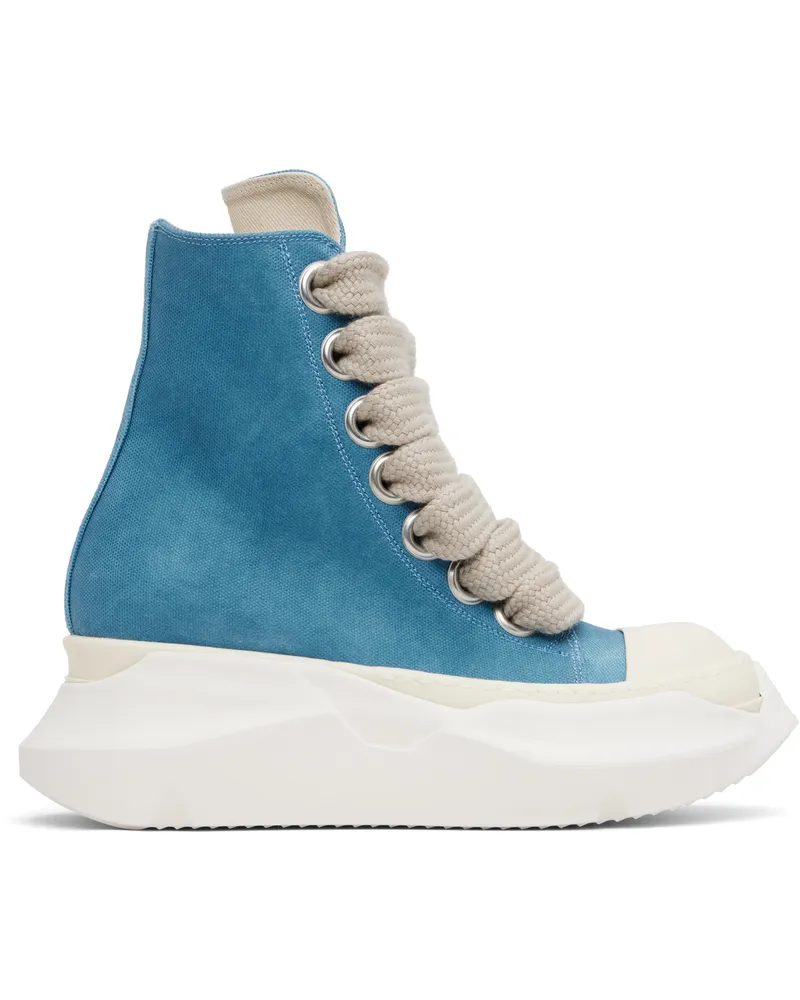 DRKSHDW by Rick Owens Blue Hollywood Jumbo Laces Abstract Sneak Sneakers 8611