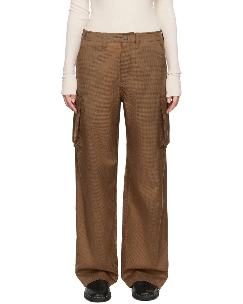 Our Legacy Brown Mount Cargo Pants Golden