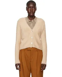 Vince Beige Eyelash Cardigan Camel-231cam