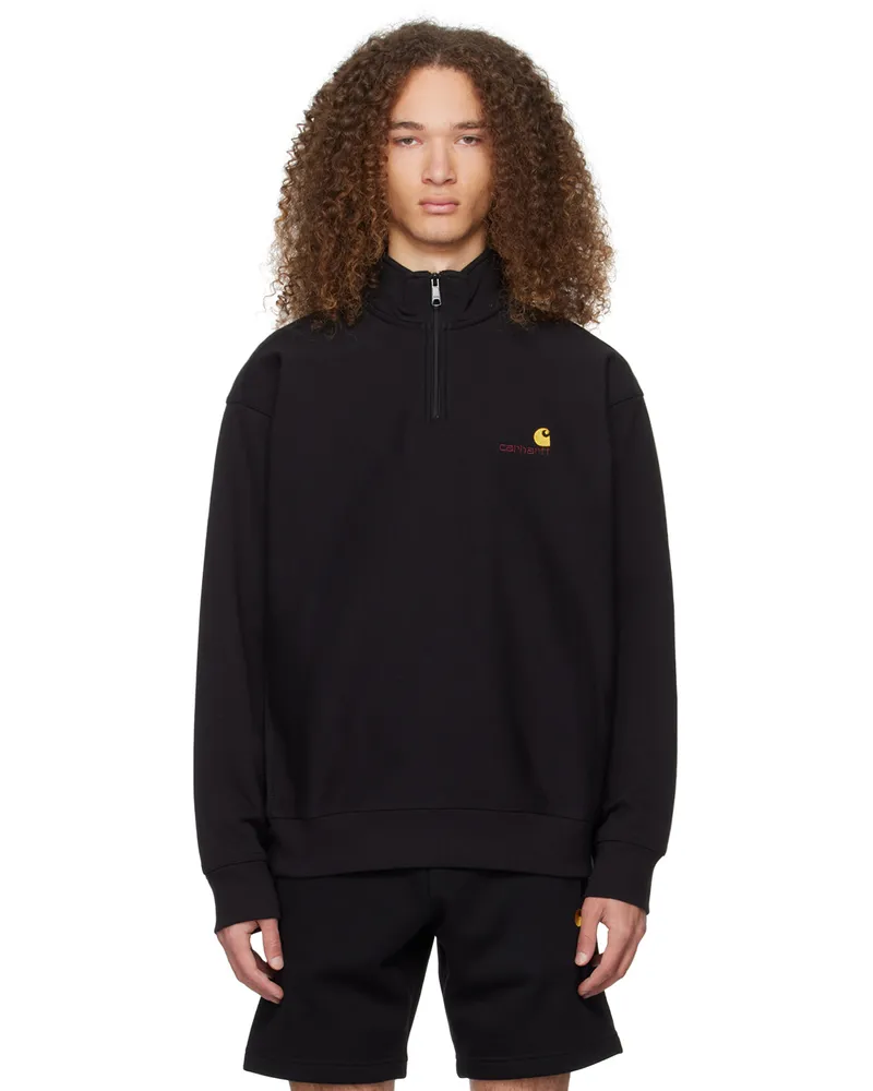 Carhartt WIP Black American Script Sweatshirt 89xx