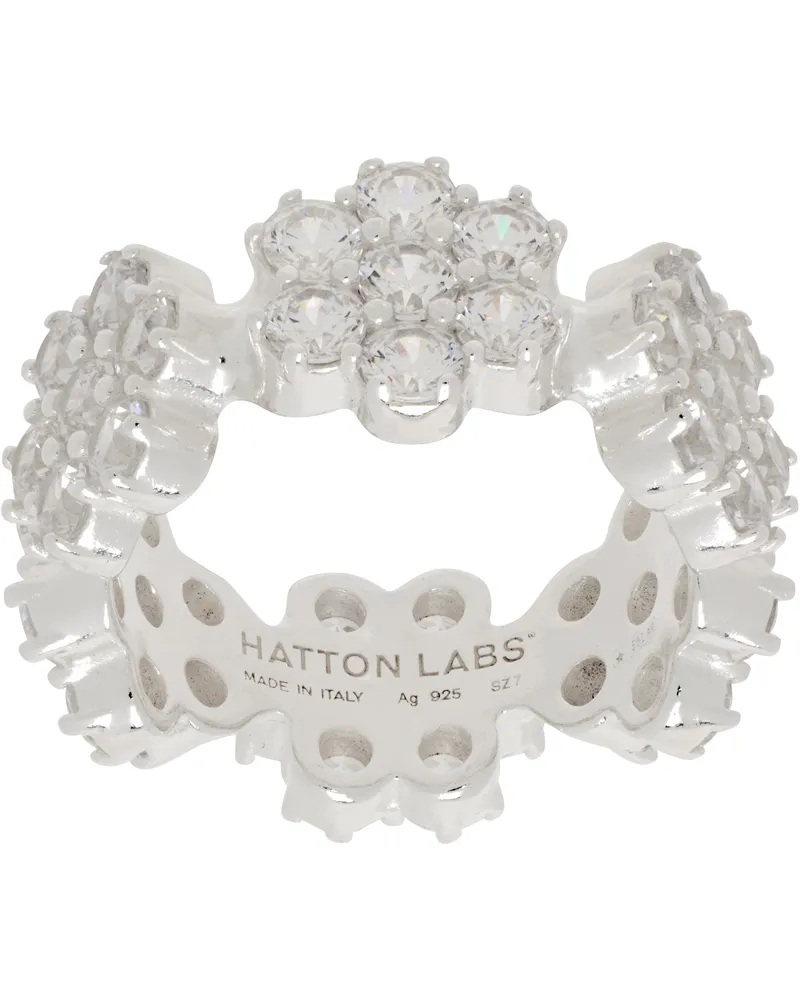 Hatton Labs Silver Bouquet Ring White
