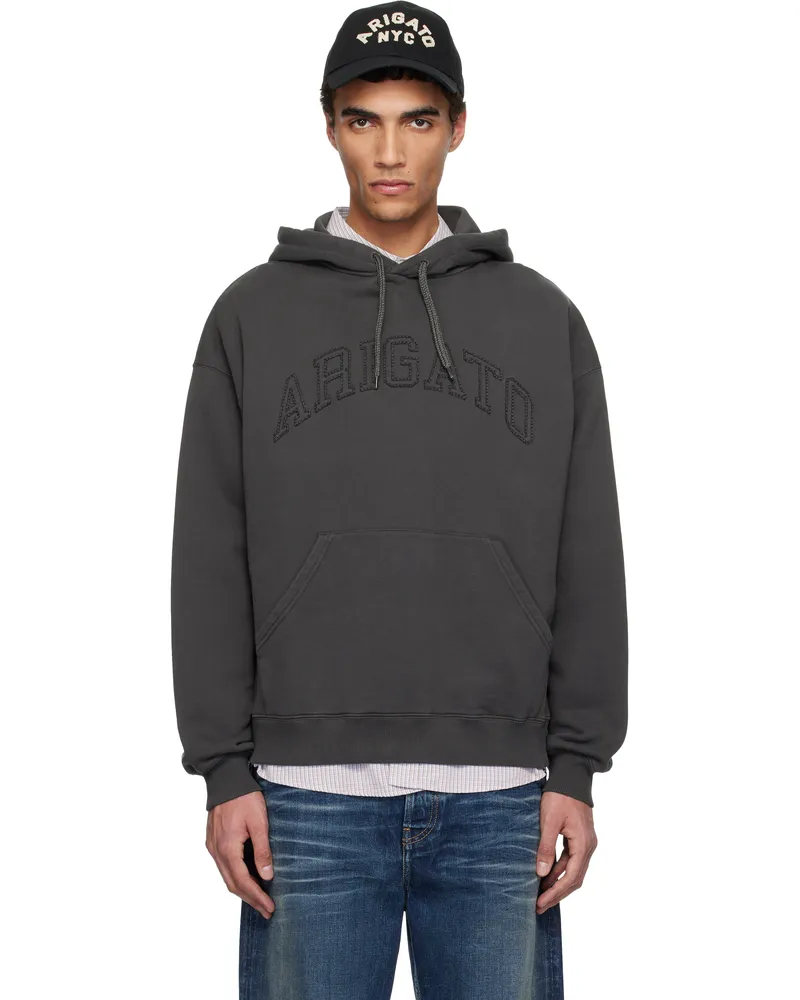 Axel Arigato Gray Motto Hoodie Dark