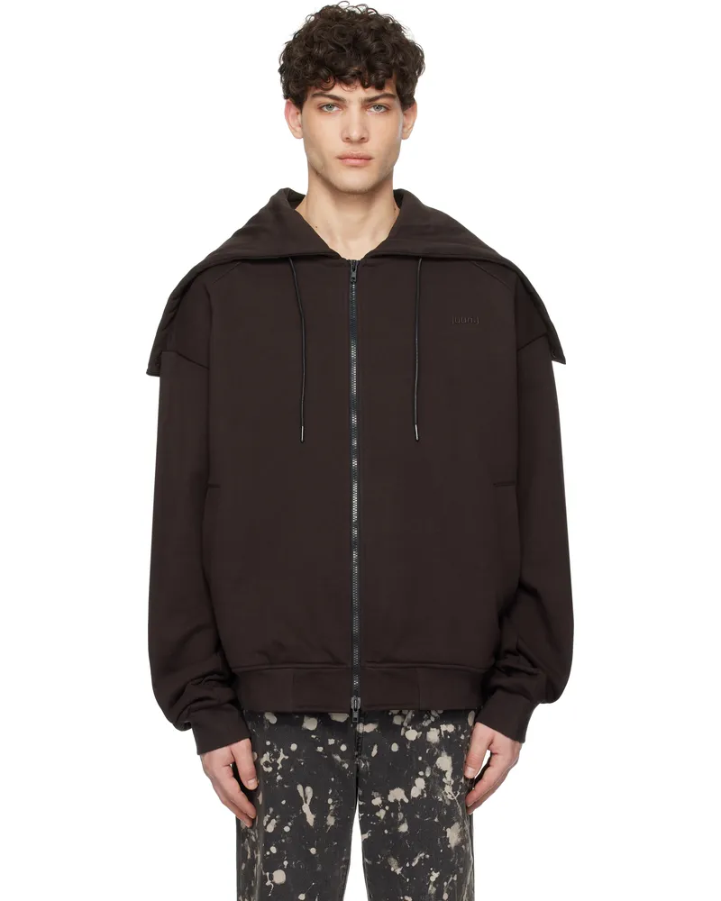 JUUN.J Brown Transformable Hoodie D