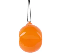 SSENSE Exclusive Orange Glass Ornament