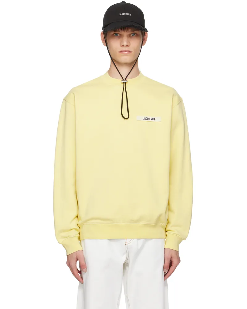 Jacquemus Yellow La Casa 'Le sweatshirt Gros Grain' Sweatshirt 212