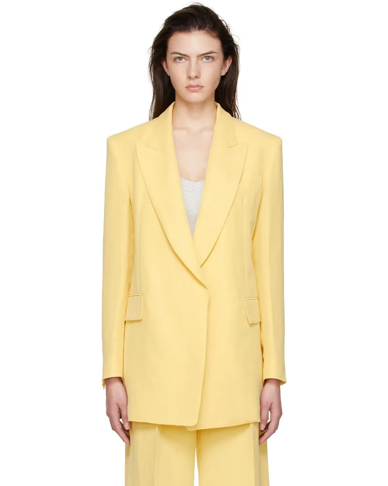 SPORTMAX Yellow Rieti Blazer 002