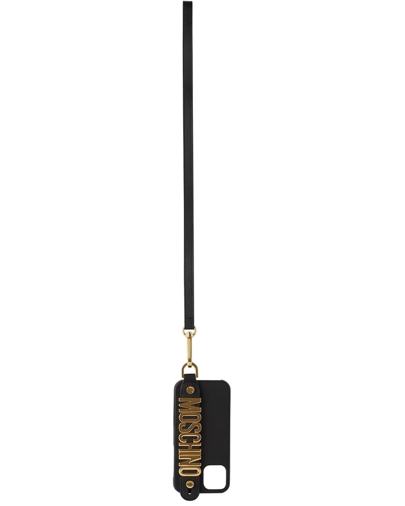 Moschino Black iPhone 12 Pro Max Case Fantasy