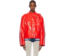 Red Moto Jacket