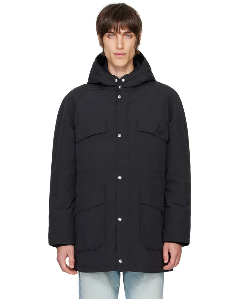 Kitsuné Black Hooded Parka P199