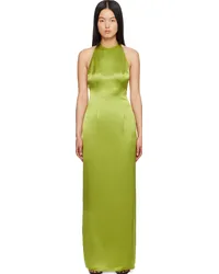 STAUD Green Janet Maxi Dress Gmss