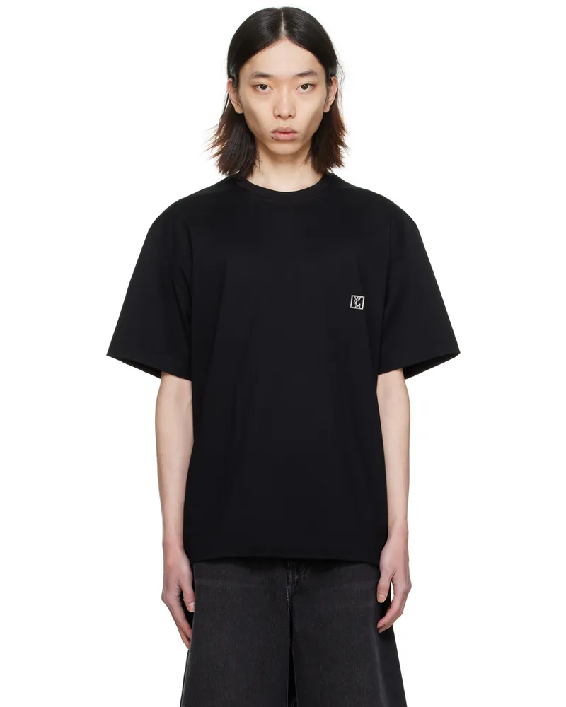 Wooyoungmi Black Drawstring T-Shirt 708b