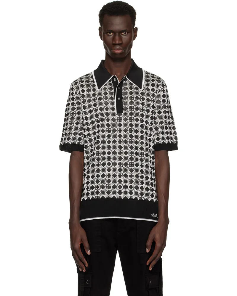 Amiri Black MA Quad Polo Black
