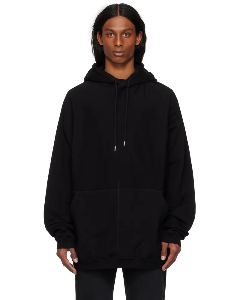TheSoloIst Black Oversized Hoodie Black