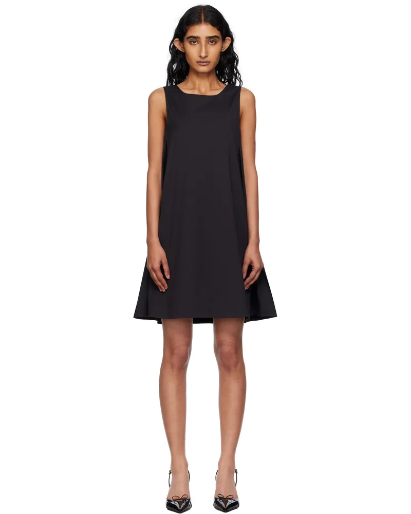 Max Mara Black Campale Minidress 005