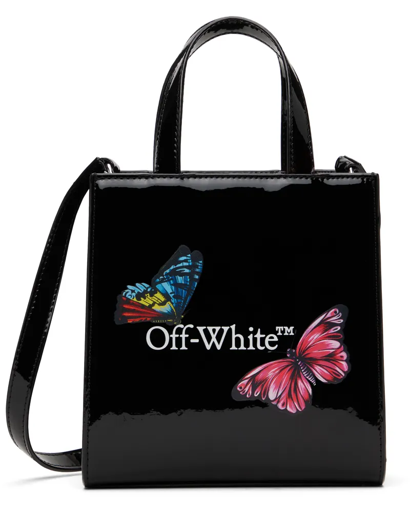 OFF-WHITE Kids Black Arrow Butterfly Mini Bag Black