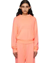 SKIMS Orange Modal French Terry Classic Hoodie Neon